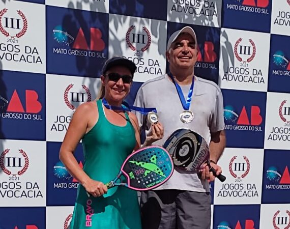 Eva Regina e Vanilton Barbosa são os campeões no Beach Tennis misto