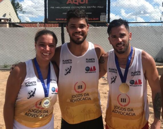 Dani Dall Bello e Neto Brito são campeões no Futevôlei misto